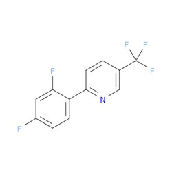 Aobchem&nbsp;2-(2 4-Difluorophenyl)-5-(trifluoromethyl)pyridine | ≥97% | CAS 387827-64-7 | C12H6F5N | 1g