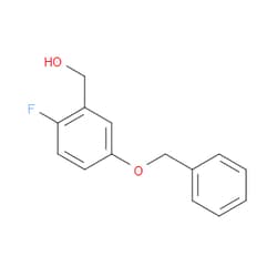 Aobchem&nbsp;(5-(Benzyloxy)-2-fluorophenyl)methanol | ≥95% | CAS 459215-46-4 | C14H13FO2 | 1g