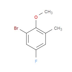 Aobchem&nbsp;1-Bromo-5-fluoro-2-methoxy-3-methylbenzene | ≥97% | CAS 1783386-16-2 | C8H8BrFO | 5g