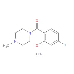 Aobchem&nbsp;(4-Fluoro-2-methoxyphenyl)(4-methylpiperazin-1-yl)methanone | ≥97% | CAS 2624417-91-8 | C13H17FN2O2 | 250mg