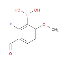 Aobchem&nbsp;2-Fluoro-3-formyl-6-methoxyphenylboronic acid | ≥97% | CAS 2377611-41-9 | C8H8BFO4 | 5g