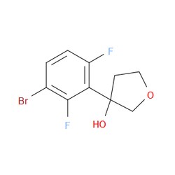 Aobchem&nbsp;3-(3-Bromo-2 6-difluorophenyl)tetrahydro-3-furanol | 97% | CAS 1702069-59-7 | C10H9BrF2O2 | 1g