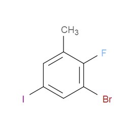 Aobchem&nbsp;1-Bromo-2-fluoro-5-iodo-3-methylbenzene | 97% | CAS 1805030-08-3 | C7H5BrFI | 1g