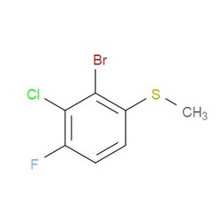 Aobchem&nbsp;(2-Bromo-3-chloro-4-fluorophenyl)(methyl)sulfane | 97% | CAS 2706867-89-0 | C7H5BrClFS | 5g
