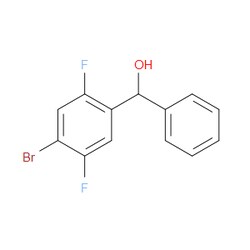 Aobchem&nbsp;(4-Bromo-2 5-difluorophenyl)(phenyl)methanol | 95% | CAS 1486664-23-6 | C13H9BrF2O | 250mg