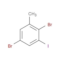 Aobchem&nbsp;2 5-Dibromo-1-iodo-3-methylbenzene | 97% | CAS 2386569-19-1 | C7H5Br2I | 250mg