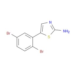 Aobchem&nbsp;5-(2 5-Dibromophenyl)thiazol-2-amine | 97% | CAS 2290423-09-3 | C9H6Br2N2S | 5g