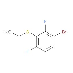 Aobchem&nbsp;(3-Bromo-2 6-difluorophenyl)(ethyl)sulfane | 97% | CAS 2901099-61-2 | C8H7BrF2S | 1g