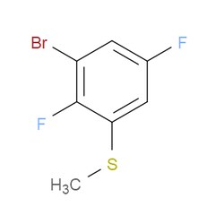Aobchem&nbsp;(3-Bromo-2 5-difluorophenyl)(methyl)sulfane | 97% | CAS 2091909-85-0 | C7H5BrF2S | 250mg