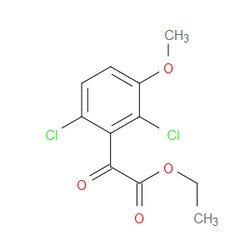 Aobchem&nbsp;Ethyl 2-(2 6-dichloro-3-methoxyphenyl)-2-oxoacetate | 95% | CAS 2918946-16-2 | C11H10Cl2O4 | 5g