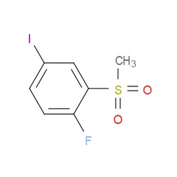 Aobchem&nbsp;1-Fluoro-4-iodo-2-(methylsulfonyl)benzene | 97% | CAS 2149598-13-8 | C7H6FIO2S | 250mg
