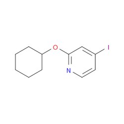 Aobchem&nbsp;2-(Cyclohexyloxy)-4-iodopyridine | 97% | CAS 1430753-00-6 | C11H14INO | 500mg