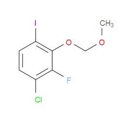 Aobchem&nbsp;1-Chloro-2-fluoro-4-iodo-3-(methoxymethoxy)benzene | 97% | CAS 2764732-01-4 | C8H7ClFIO2 | 250mg
