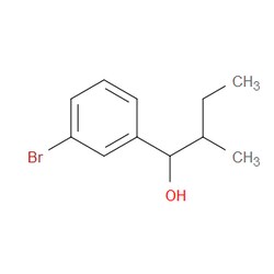 Aobchem&nbsp;1-(3-Bromophenyl)-2-methylbutan-1-ol | 97% | CAS 1517266-85-1 | C11H15BrO | 500mg