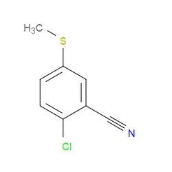 Aobchem&nbsp;2-Chloro-5-(methylthio)benzonitrile | 97% | CAS 1824601-17-3 | C8H6ClNS | 250mg