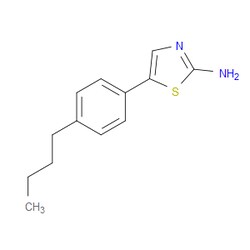 Aobchem&nbsp;5-(4-Butylphenyl)thiazol-2-amine | 97% | CAS 1182922-68-4 | C13H16N2S | 1g