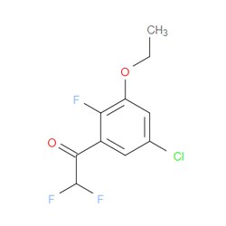 Aobchem&nbsp;1-(5-Chloro-3-ethoxy-2-fluorophenyl)-2 2-difluoroethanone | 97% | CAS 2901109-72-4 | C10H8ClF3O2 | 250mg