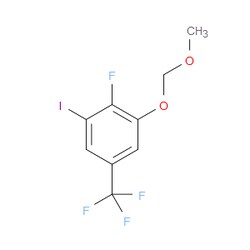 Aobchem&nbsp;2-Fluoro-1-iodo-3-(methoxymethoxy)-5-(trifluoromethyl)benzene | 95% | CAS 2755723-34-1 | C9H7F4IO2 | 250mg
