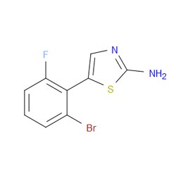 Aobchem&nbsp;5-(2-Bromo-6-fluorophenyl)thiazol-2-amine | 97% | CAS 1936451-83-0 | C9H6BrFN2S | 500mg