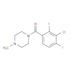 Aobchem&nbsp;(3-Chloro-2 4-difluorophenyl)(4-methylpiperazin-1-yl)methanone | 97% | CAS 2764730-53-0 | C12H13ClF2N2O | 1g