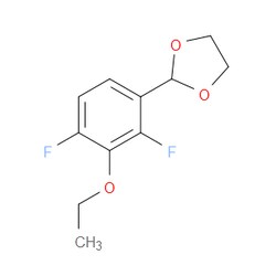 Aobchem&nbsp;2-(3-Ethoxy-2 4-difluorophenyl)-1 3-dioxolane | 97% | CAS 2901065-90-3 | C11H12F2O3 | 1g