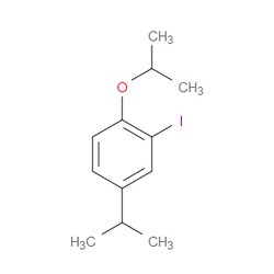 Aobchem&nbsp;2-Iodo-1-isopropoxy-4-isopropylbenzene | 95% | CAS 1369837-06-8 | C12H17IO | 250mg