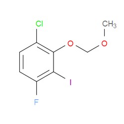 Aobchem&nbsp;1-Chloro-4-fluoro-3-iodo-2-(methoxymethoxy)benzene | 97% | CAS 2918885-24-0 | C8H7ClFIO2 | 500mg