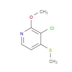 Aobchem&nbsp;3-Chloro-2-methoxy-4-(methylthio)pyridine | 97% | CAS 2764728-58-5 | C7H8ClNOS | 5g