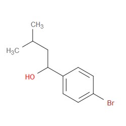 Aobchem&nbsp;1-(4-Bromophenyl)-3-methylbutan-1-ol | 95% | CAS 100757-92-4 | C11H15BrO | 500mg