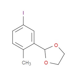 Aobchem&nbsp;2-(5-Iodo-2-methylphenyl)-1 3-dioxolane | 95% | CAS 2764732-19-4 | C10H11IO2 | 5g
