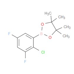 Aobchem&nbsp;2-(2-Chloro-3 5-difluorophenyl)-4 4 5 5-tetramethyl-1 3 2-dioxaborolane | 97% | CAS 2936627-65-3 | C12H14BClF2O2 | 1g