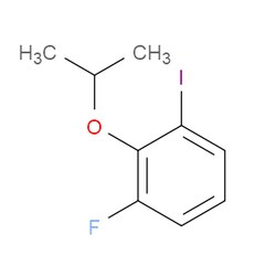 Aobchem&nbsp;1-Fluoro-3-iodo-2-isopropoxybenzene | 97% | CAS 1369791-49-0 | C9H10FIO | 250mg