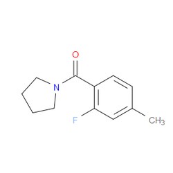 Aobchem&nbsp;(2-Fluoro-4-methylphenyl)(pyrrolidin-1-yl)methanone | 97% | CAS 1516371-97-3 | C12H14FNO | 5g