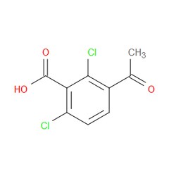Aobchem&nbsp;3-Acetyl-2 6-dichlorobenzoic acid | 97% | CAS 2901086-19-7 | C9H6Cl2O3 | 250mg