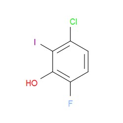 Aobchem&nbsp;3-Chloro-6-fluoro-2-iodophenol | 95% | CAS 2386228-41-5 | C6H3ClFIO | 5g