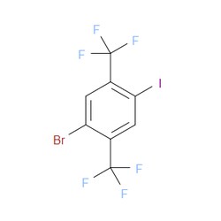 Aobchem&nbsp;1-Bromo-4-iodo-2 5-bis(trifluoromethyl)benzene | 97% | CAS 2383368-53-2 | C8H2BrF6I | 250mg
