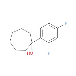 Aobchem&nbsp;1-(2 4-Difluorophenyl)cycloheptanol | 97% | CAS 1343751-38-1 | C13H16F2O | 1g
