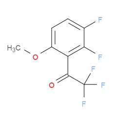 Aobchem&nbsp;1-(2 3-Difluoro-6-methoxyphenyl)-2 2 2-trifluoroethanone | 95% | CAS 1540506-34-0 | C9H5F5O2 | 250mg