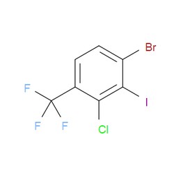 Aobchem&nbsp;1-Bromo-3-chloro-2-iodo-4-(trifluoromethyl)benzene | 97% | CAS 914642-84-5 | C7H2BrClF3I | 250mg
