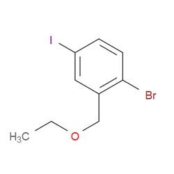 Aobchem&nbsp;1-Bromo-2-(ethoxymethyl)-4-iodobenzene | 95% | C9H10BrIO | 1g