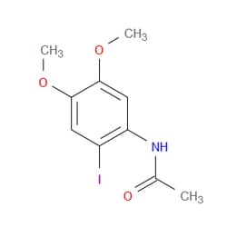 Aobchem&nbsp;N-(2-iodo-4 5-dimethoxyphenyl)acetamide | 95% | CAS 550372-53-7 | C10H12INO3 | 1g