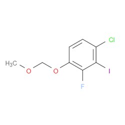 Aobchem&nbsp;1-Chloro-3-fluoro-2-iodo-4-(methoxymethoxy)benzene | 95% | CAS 2764729-38-4 | C8H7ClFIO2 | 1g