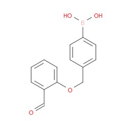 Aobchem&nbsp;(4-((2-Formylphenoxy)methyl)phenyl)boronic acid | 97% | C14H13BO4 | 250mg