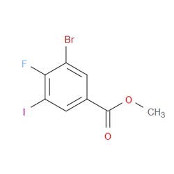 Aobchem&nbsp;Methyl 3-bromo-4-fluoro-5-iodobenzoate | 95% | CAS 2386541-75-7 | C8H5BrFIO2 | 1g