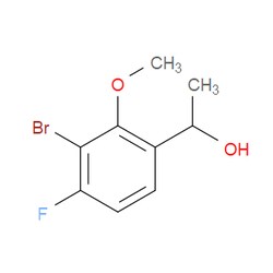 Aobchem&nbsp;1-(3-Bromo-4-fluoro-2-methoxyphenyl)ethanol | 97% | CAS 1785422-33-4 | C9H10BrFO2 | 1g