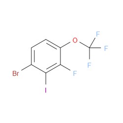 Aobchem&nbsp;1-Bromo-3-fluoro-2-iodo-4-(trifluoromethoxy)benzene | 97% | CAS 2385792-56-1 | C7H2BrF4IO | 5g