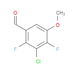 Aobchem&nbsp;3-Chloro-2 4-difluoro-5-methoxybenzaldehyde | 95% | CAS 2918907-11-4 | C8H5ClF2O2 | 500mg