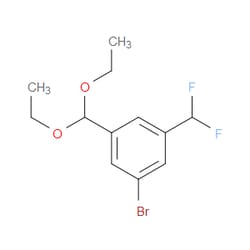Aobchem&nbsp;1-Bromo-3-(diethoxymethyl)-5-(difluoromethyl)benzene | 97% | C12H15BrF2O2 | 1g