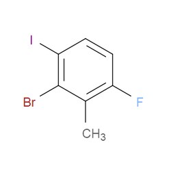 Aobchem&nbsp;2-Bromo-4-fluoro-1-iodo-3-methylbenzene | 95% | CAS 1807119-18-1 | C7H5BrFI | 250mg