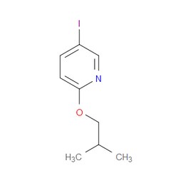 Aobchem&nbsp;5-Iodo-2-isobutoxypyridine | 97% | CAS 2141766-90-5 | C9H12INO | 5g